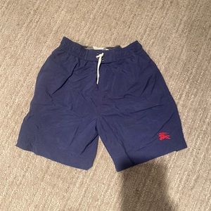 Burberry Navy Swim Trunks